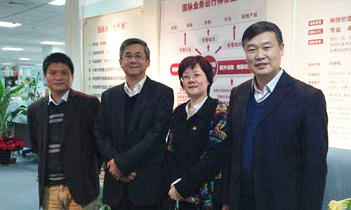 IBM全球主机技术研究院院长傅毓勤拜访玉祥集团总部