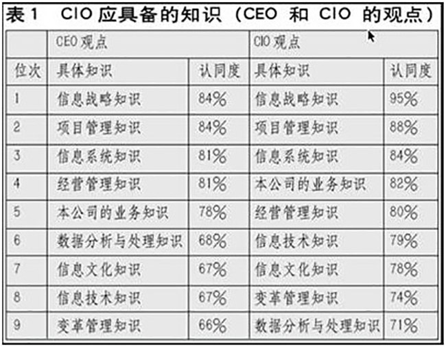 赖茂生：CIO的职责、素质和培训